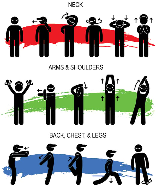Easy stretches that improve motion and relieve stress
