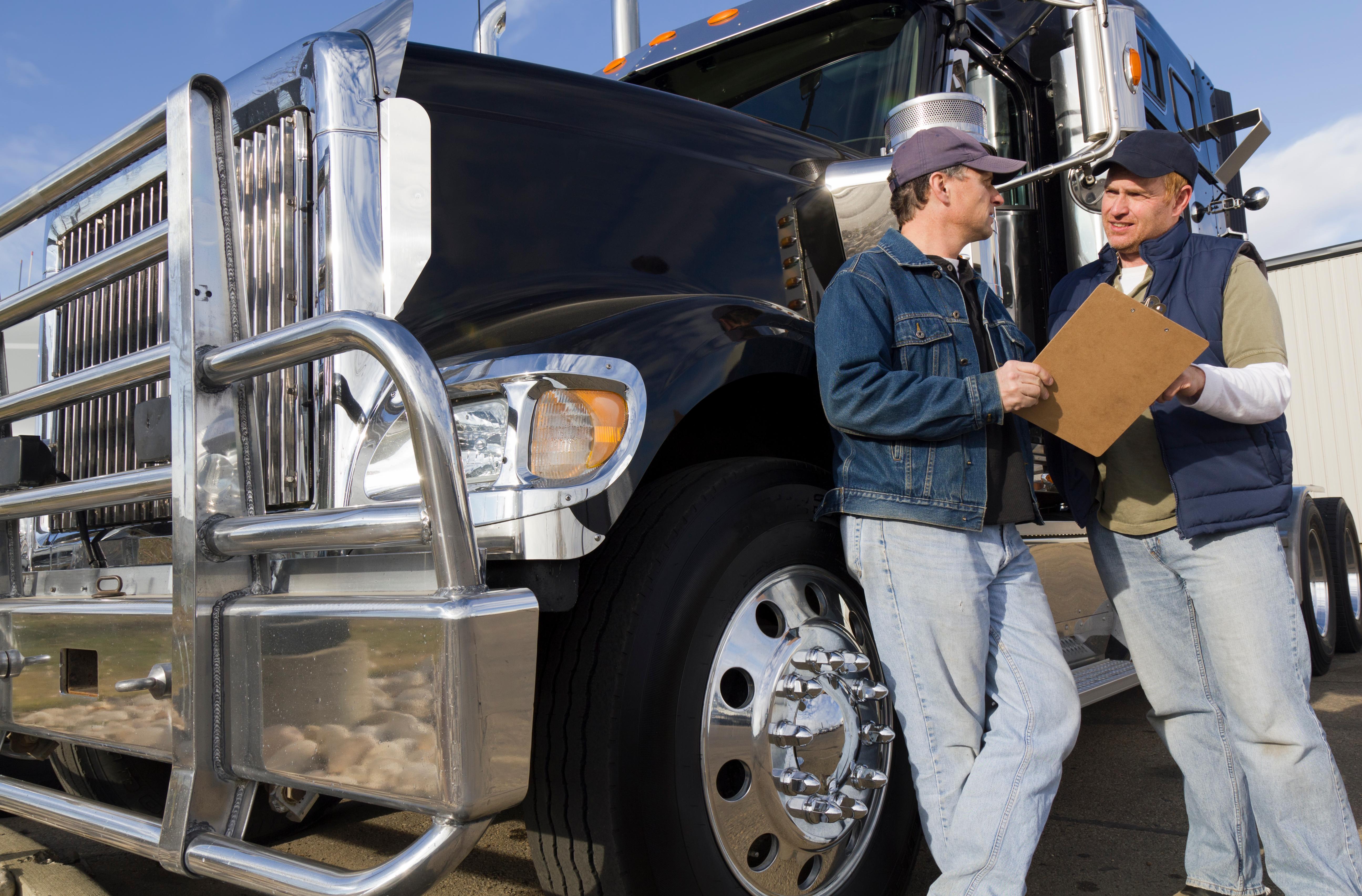 Safety talks with truck drivers