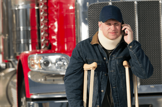 injured truck driver 